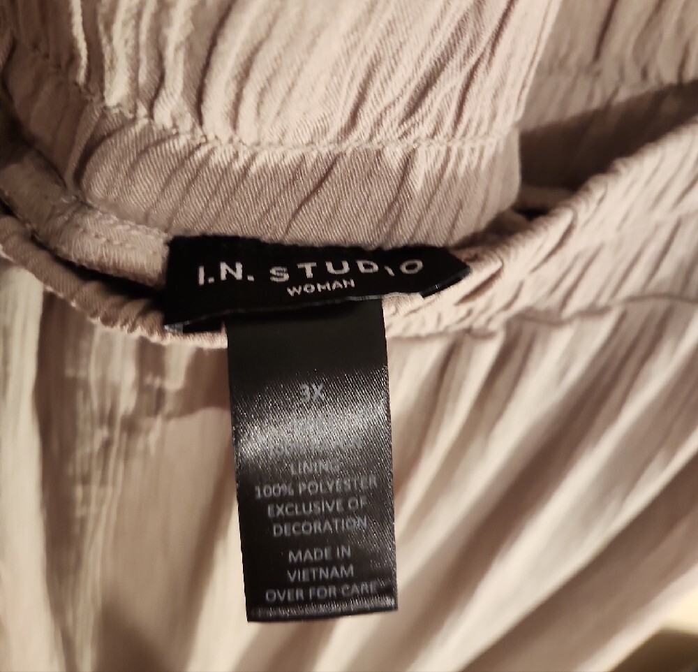 I.N. Studio Women’s Taupe Boho Skirt Size 3X NWT - Picture 5 of 7